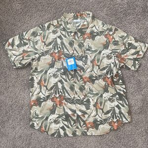 Columbia Men's Shirt Silver Ridge Utility Lite Novelty SS Size 2X Floral NWT